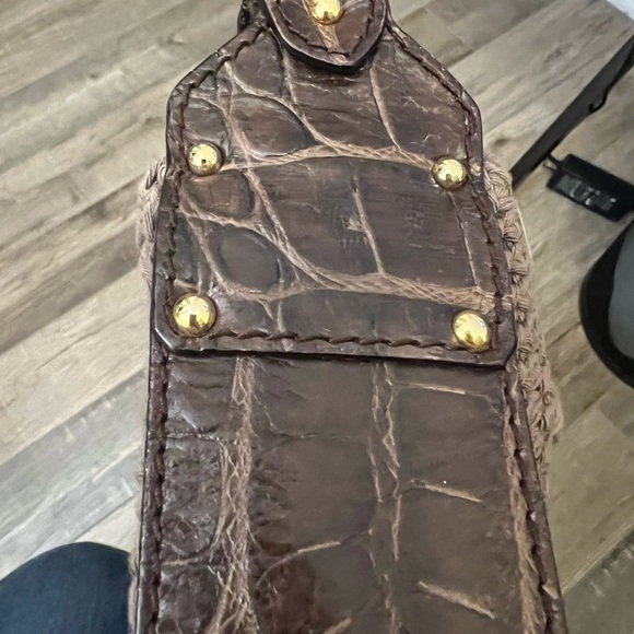 St. John Brown Sunburst Crochet Hobo Bag - Picture 3 of 12